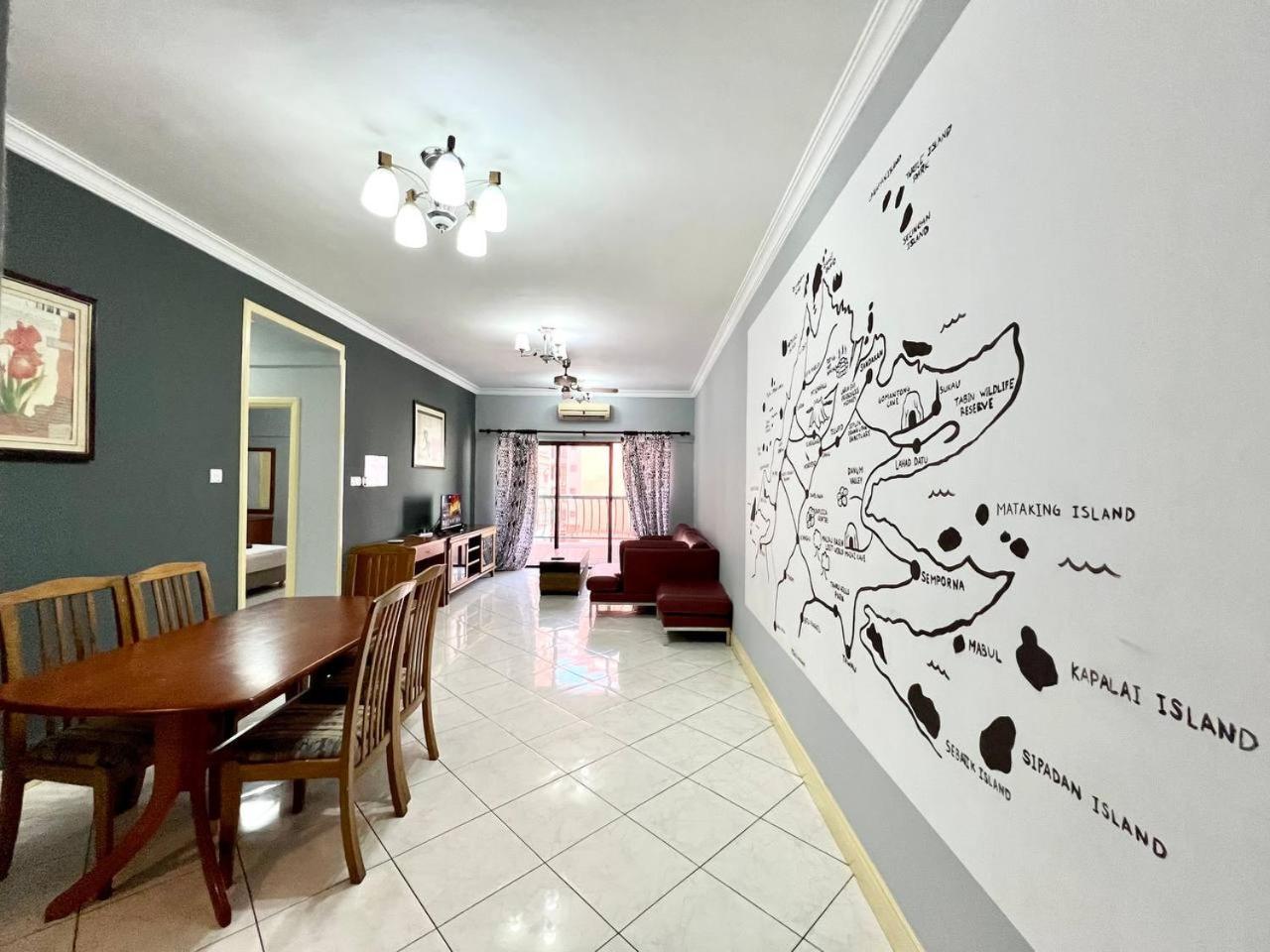 Marina Court Vacation Home 3 Bedrooms - Kota Kinabalu Buitenkant foto